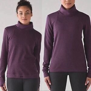 Lululemon Women’s Double Up Reversible Long Sleeve Turtleneck Pullover Size 6